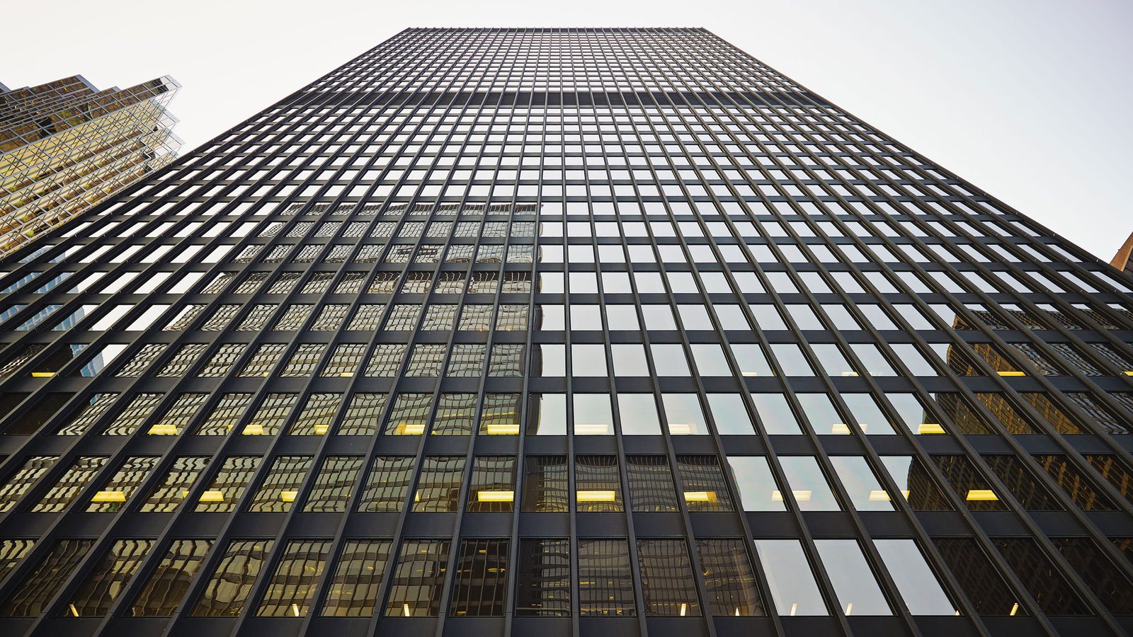 A modern office tower