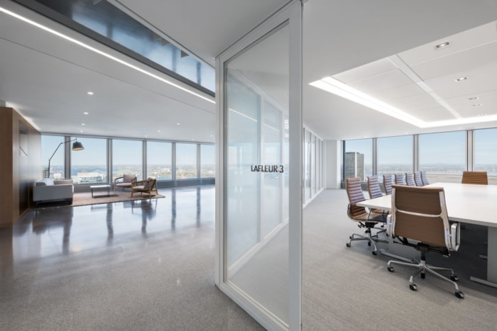 Modern Canadian law firm office